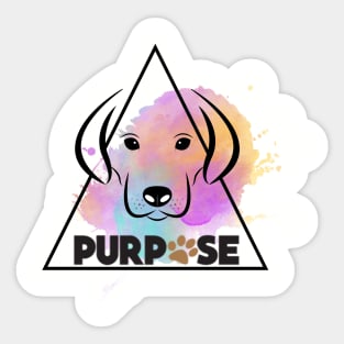 PAWpose shirt Sticker